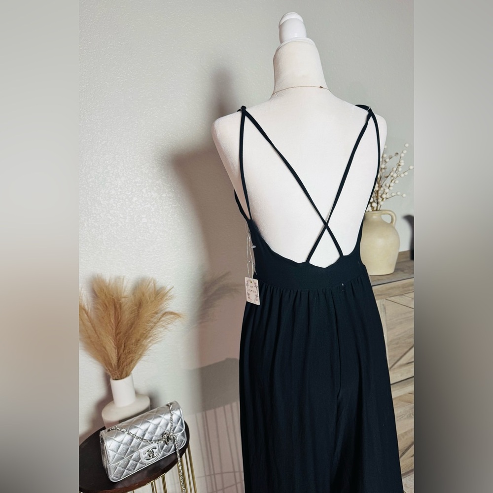 Black Wide Leg Jumpsuit